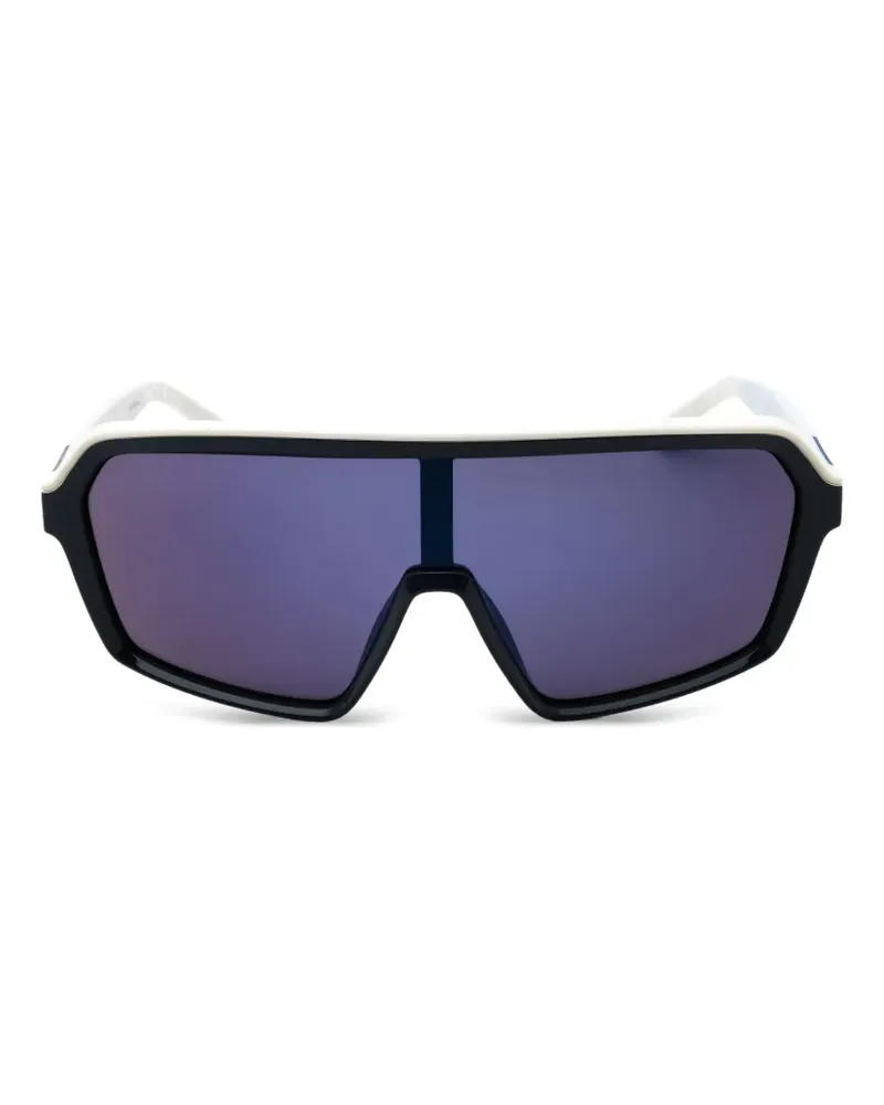HUGO BOSS Sonnenbrille mit geometrischem Gestell - Blau Blau