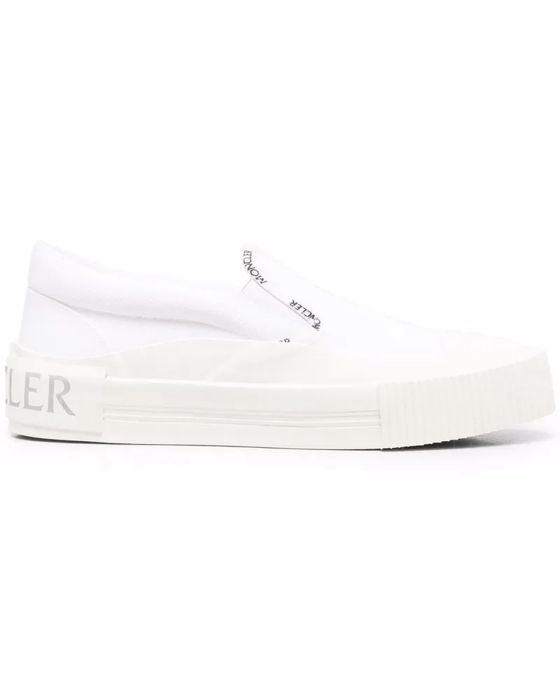 Moncler Slip-On-Sneakers mit Logo - Weiß Weiß