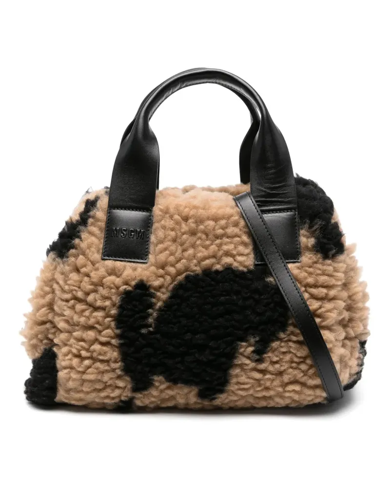 MSGM Mittelgroße Handtasche - Nude Nude