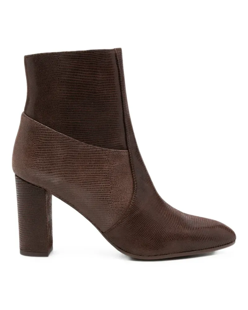 Chie Mihara Stiefeletten mit Eidechsen-Optik - Braun Braun
