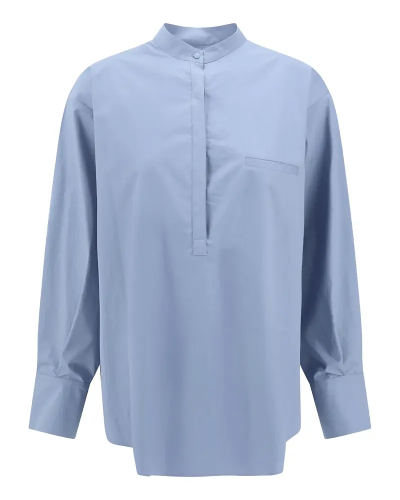 Sa Su Phi Bluse aus Baumwolle - Blau Blau
