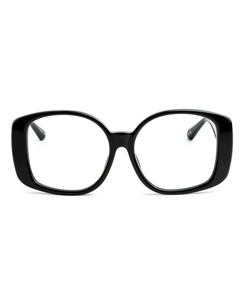 Linda Farrow Brille mit eckigem Gestell - Schwarz Schwarz