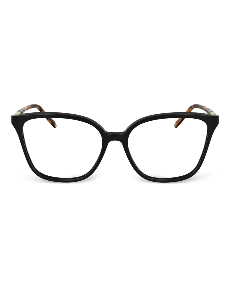 Lacoste Brille im Cat-Eye-Design - Schwarz Schwarz
