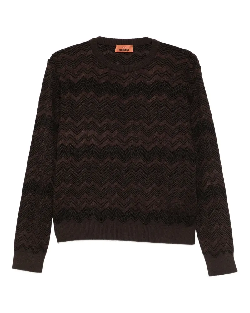 Missoni Pullover mit Rundhalsausschnitt - Braun Braun