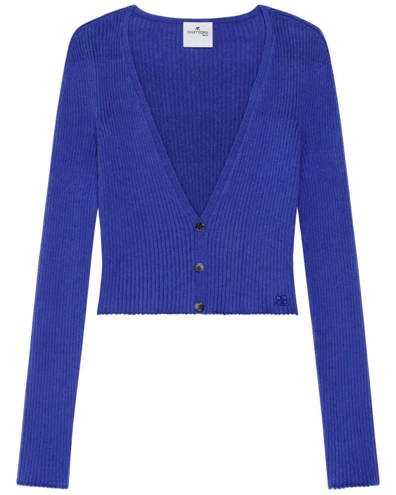 Courrèges Solar Cardigan - Blau Blau