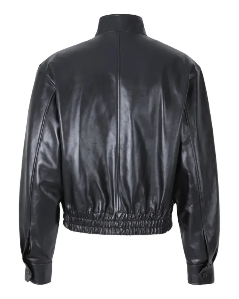 Jil Sander leather jacket - Schwarz Schwarz