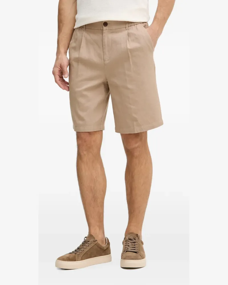Mos Mosh MMGBaldo Porro Shorts mit elastischem Bund - Nude Nude