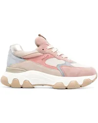 Hogan Sneakers aus Wildleder Nude