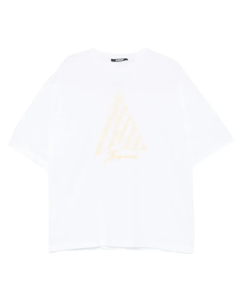 Jacquemus Voilier embroidered-logo T-shirt - Braun Braun