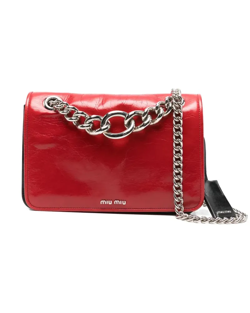 Miu Miu Club Schultertasche - Rot Rot