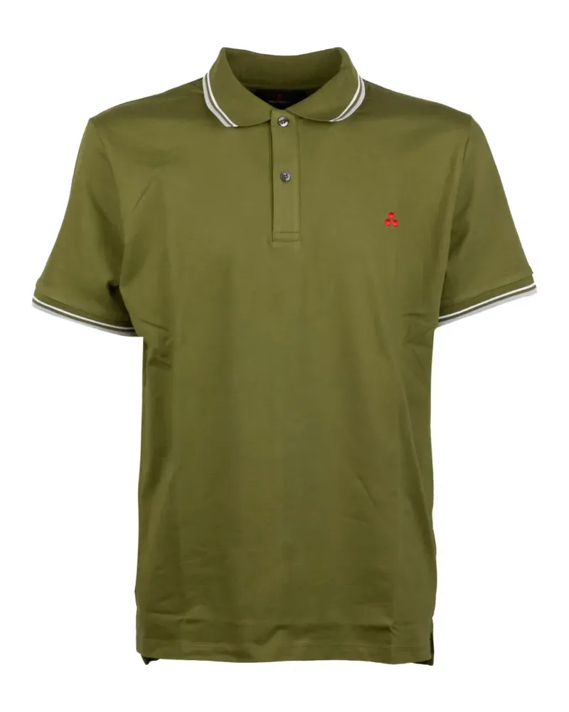 Peuterey trim polo shirt - Grün Grün