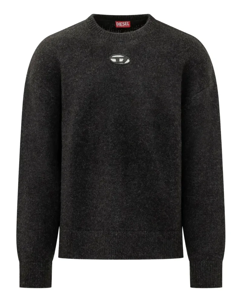 Diesel K-Areeso Pullover mit Cut-Out - Grau Grau