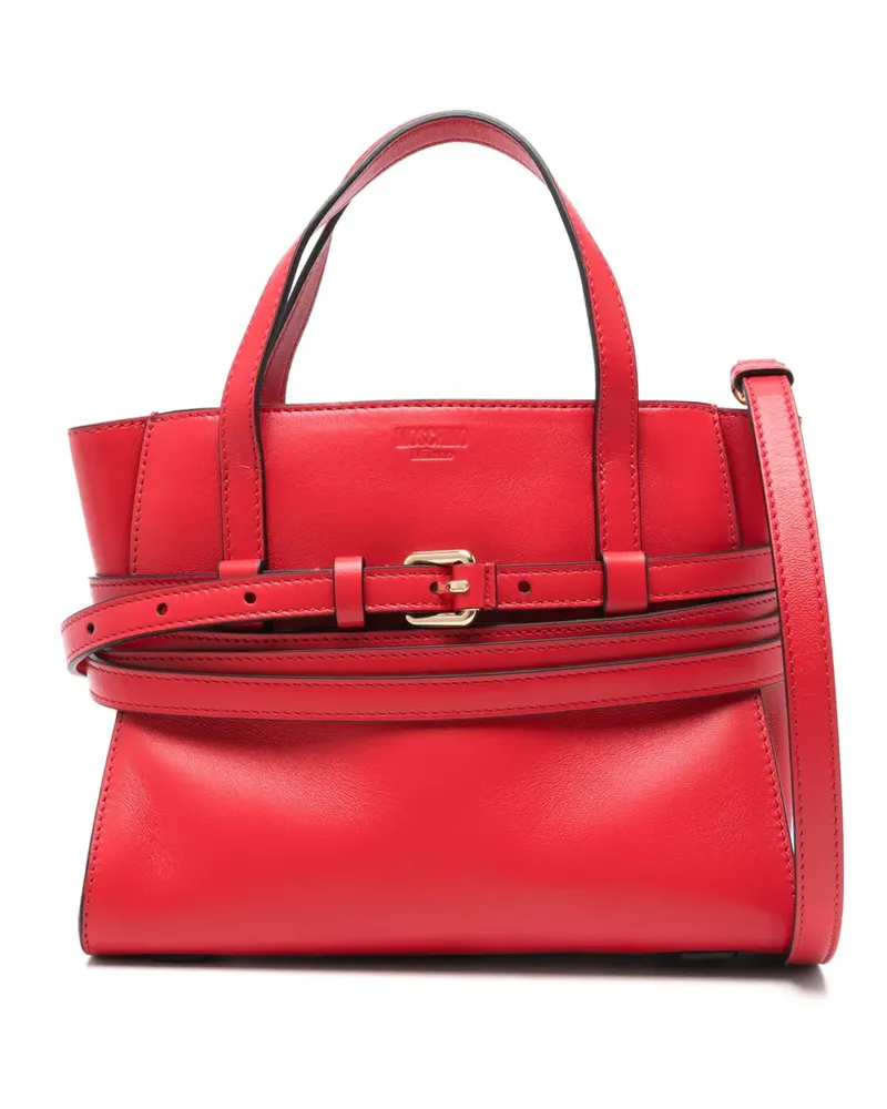 Moschino Kleine Tie Me Tote Bag - Rot Rot