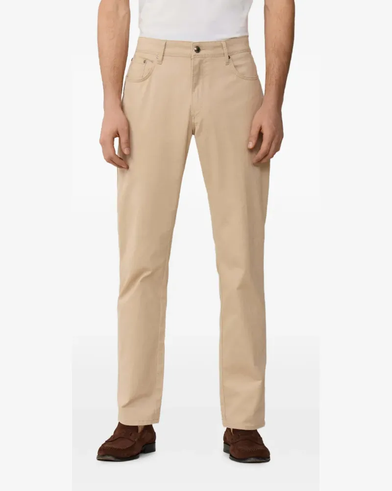 Hackett Trinity Hose im Five-Pocket-Design - Nude Nude