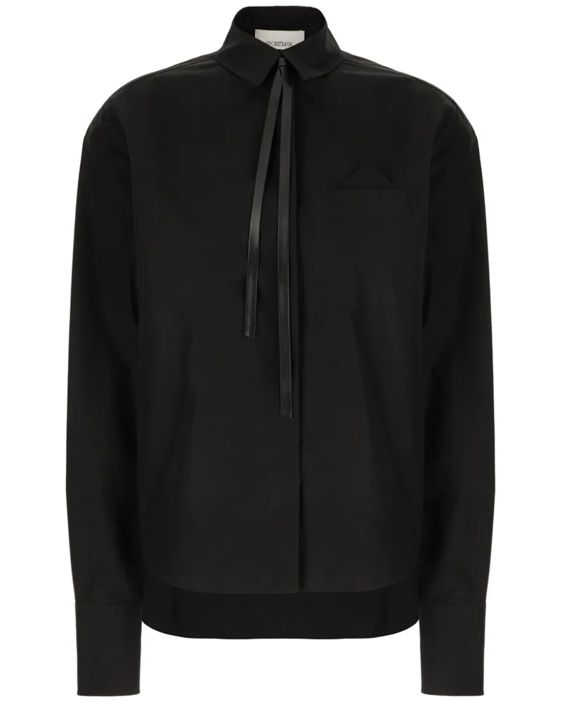 SPORTMAX Klassisches Hemd - Schwarz Schwarz