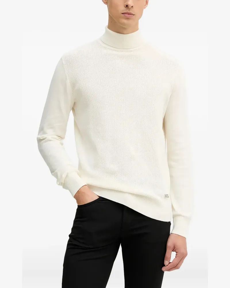 Karl Lagerfeld Pullover mit Rollkragen - Weiß Weiß