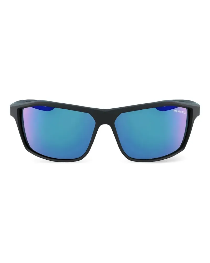 Nike Intersect rectangle-frame sunglasses - Schwarz Schwarz