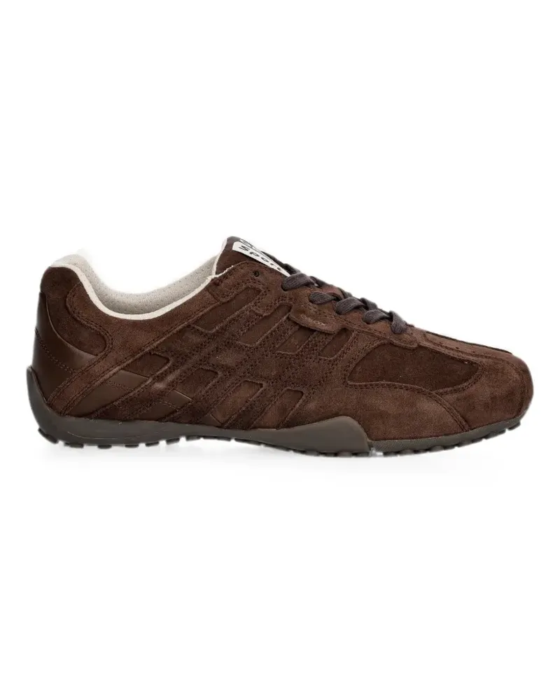 Geox Sneakers mit Wildledereinsätzen - Braun Braun