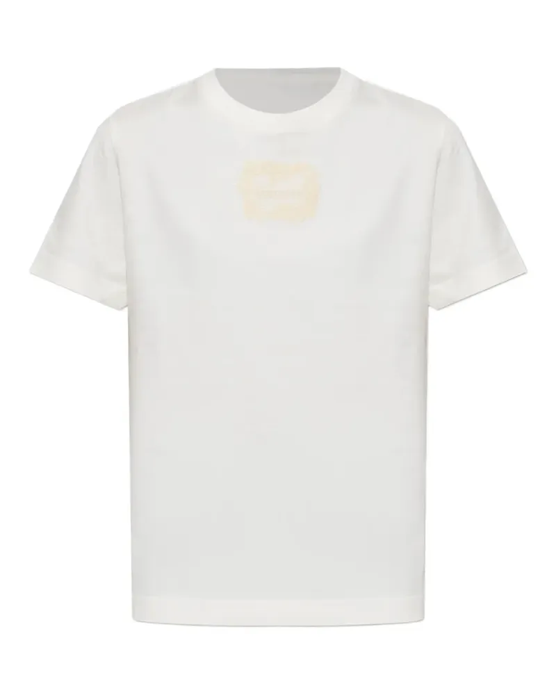 Alexander McQueen logo-patch T-shirt - Weiß Weiß