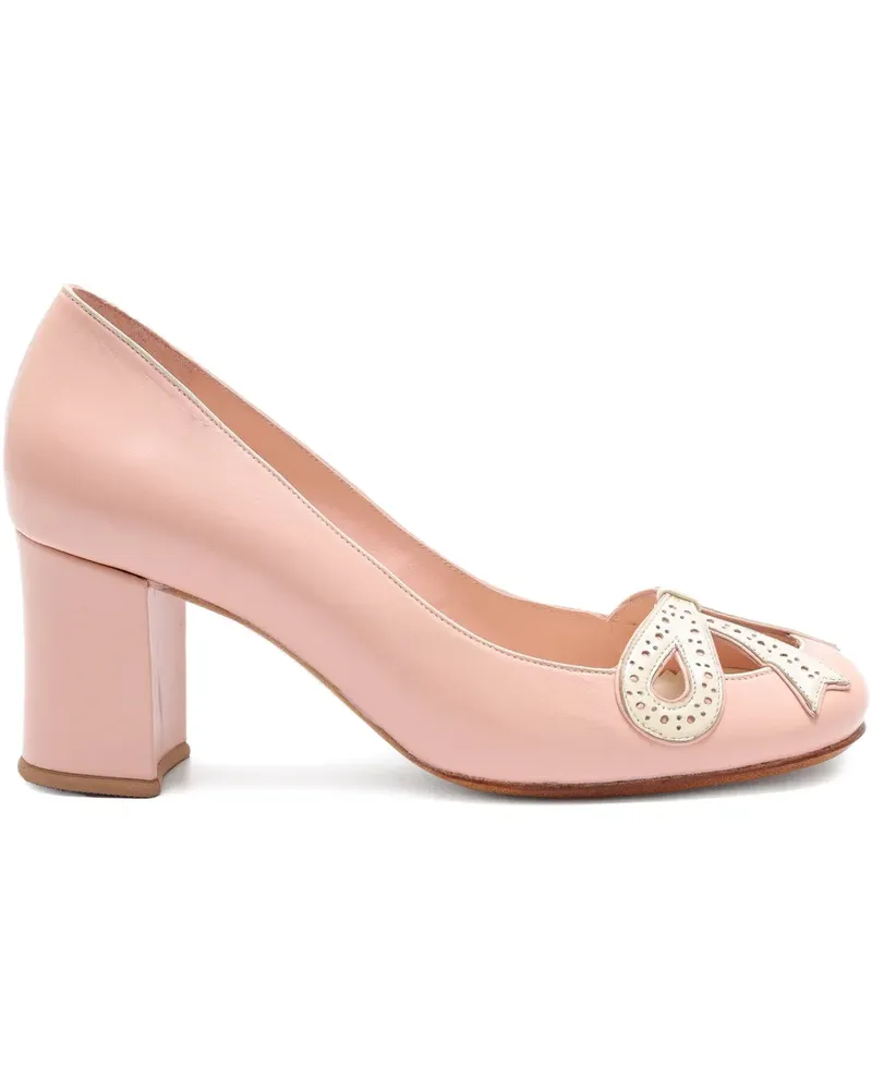 Sarah Chofakian Audrey Pumps mit Schleife - Rosa Rosa