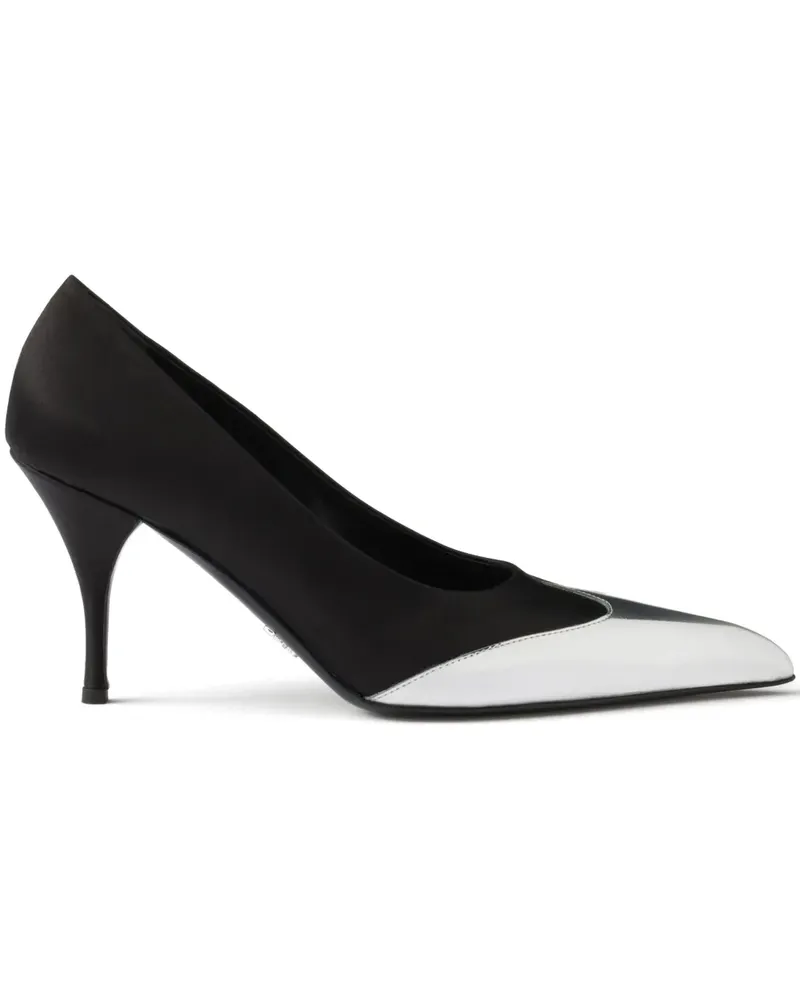 Prada Pumps aus Satin 85mm - Schwarz Schwarz