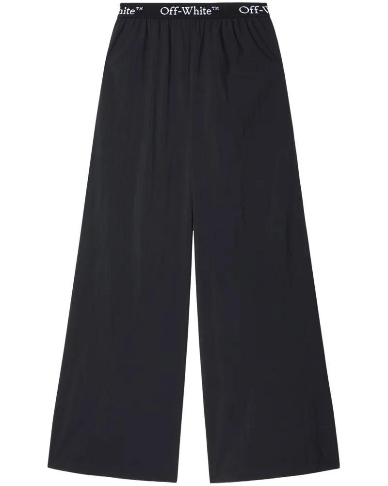 OFF-WHITE Hose mit Logo-Bund - Schwarz Schwarz