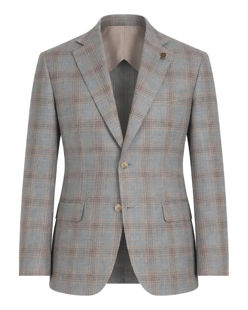 Pal Zileri check-pattern blazer - Blau Blau