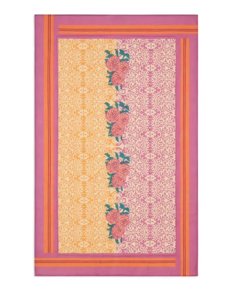 Lisa Corti Dam Dam floral-print quilted blanket - Violett Violett