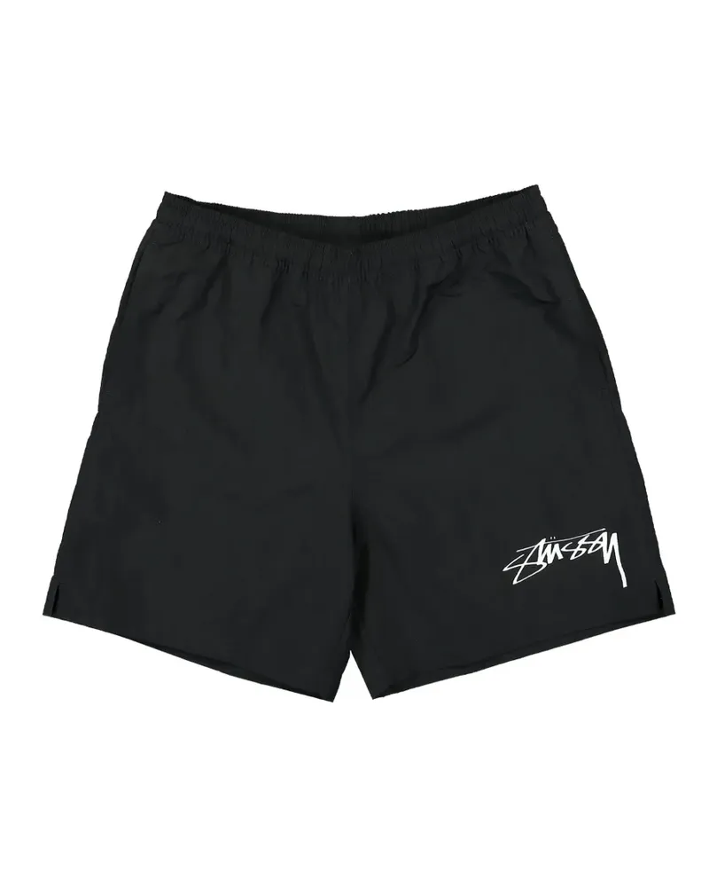 Nike x Stüssy logo-print shorts - Schwarz Schwarz