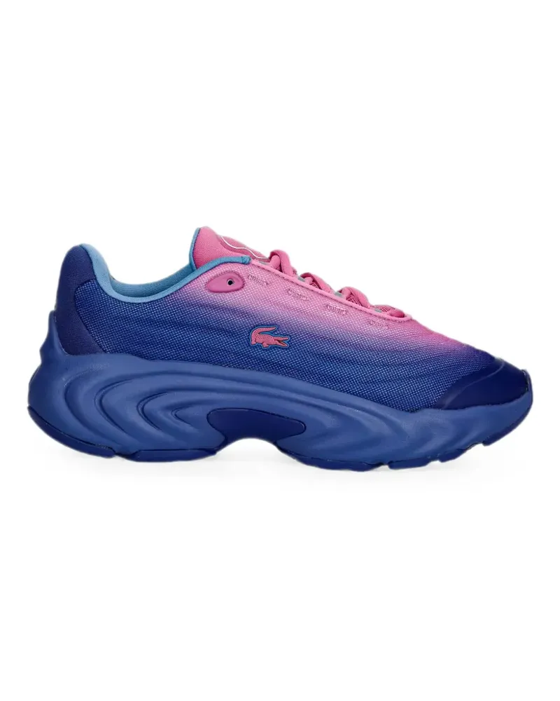 Lacoste Spinor gradient-effect logo-patch sneakers - Blau Blau