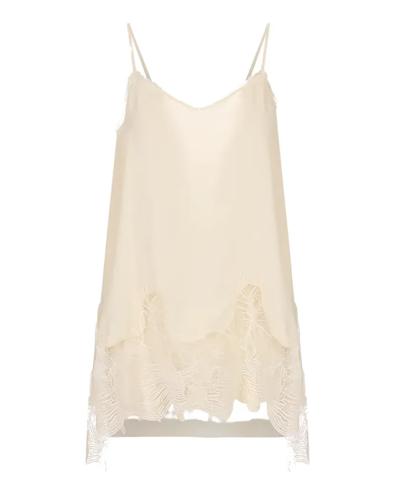 Fabiana Filippi lace-trim top - Rosa Rosa