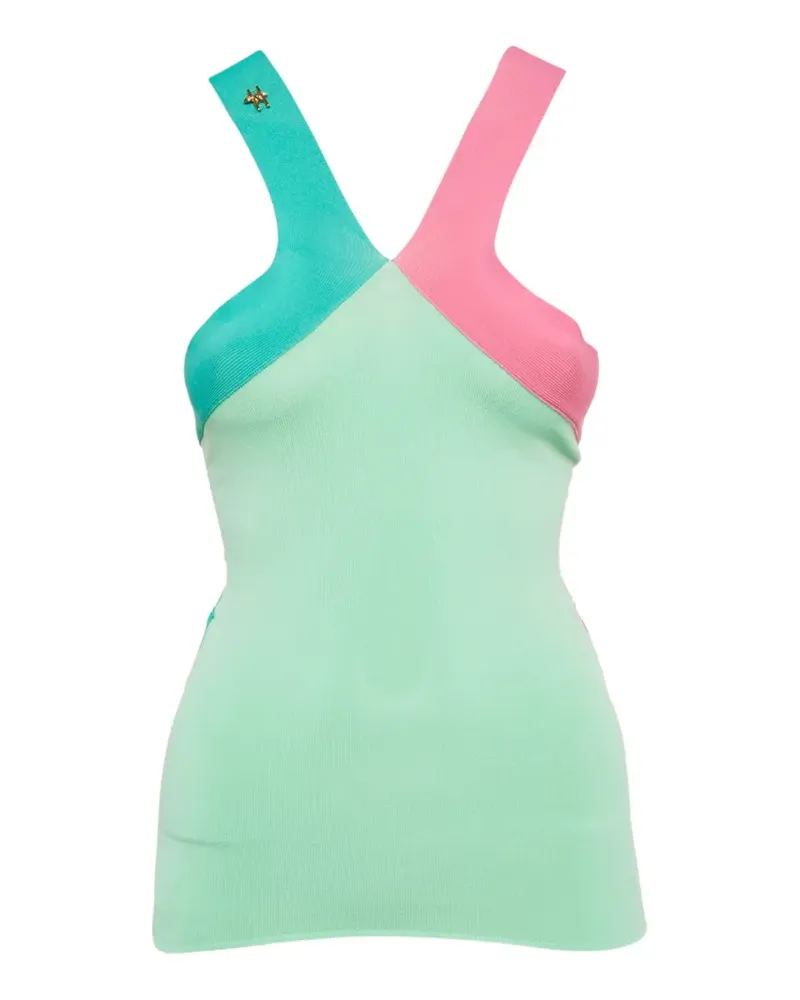 Roberto Cavalli ribbed tank top - Grün Grün