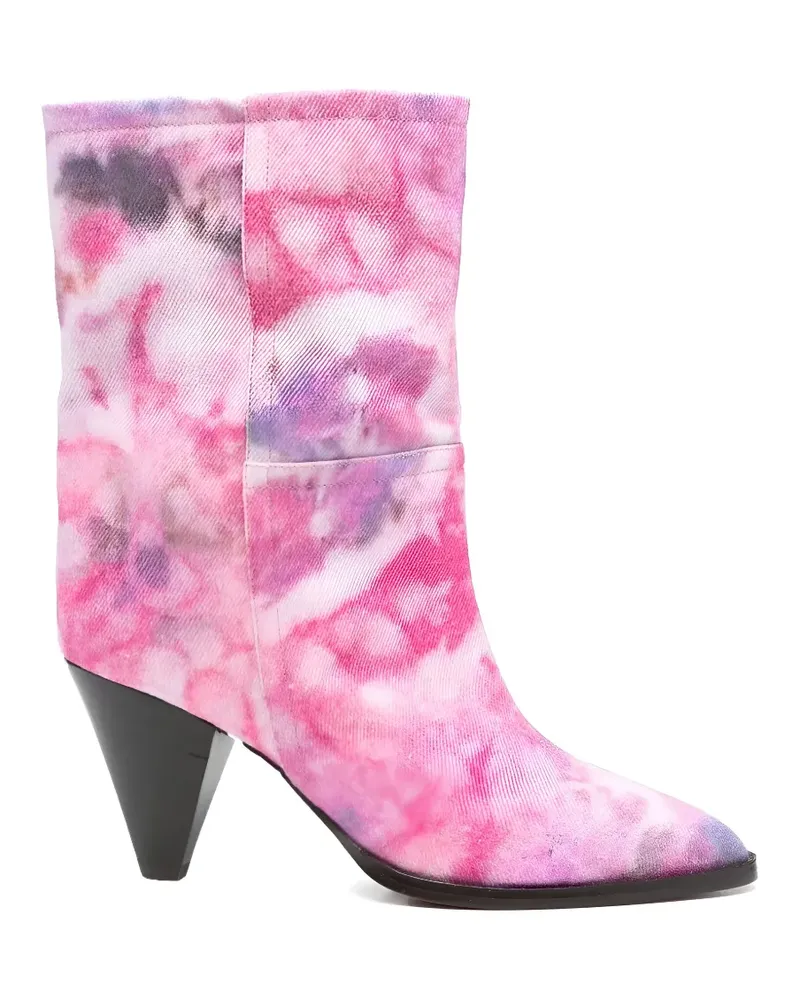 Isabel Marant Spitze Batik-Stiefel - Rosa Rosa