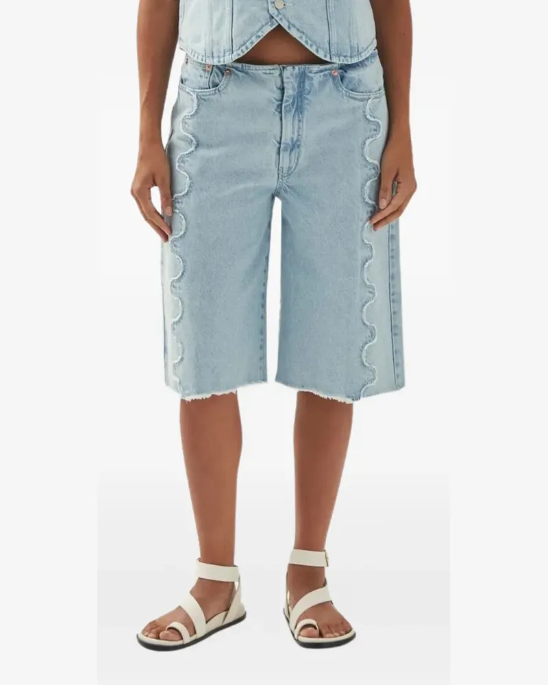 Alohas Erica Jeans-Shorts - Blau Blau