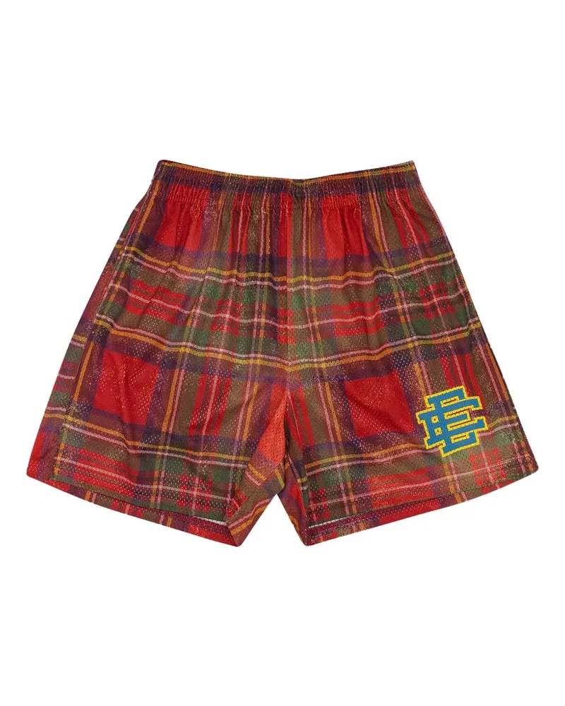 STADIUM GOODS Karierte Stadium Green Shorts - Rot Rot