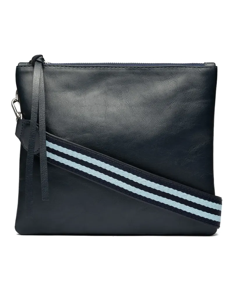 Sarah Chofakian Strukturierte Clutch - Blau Blau