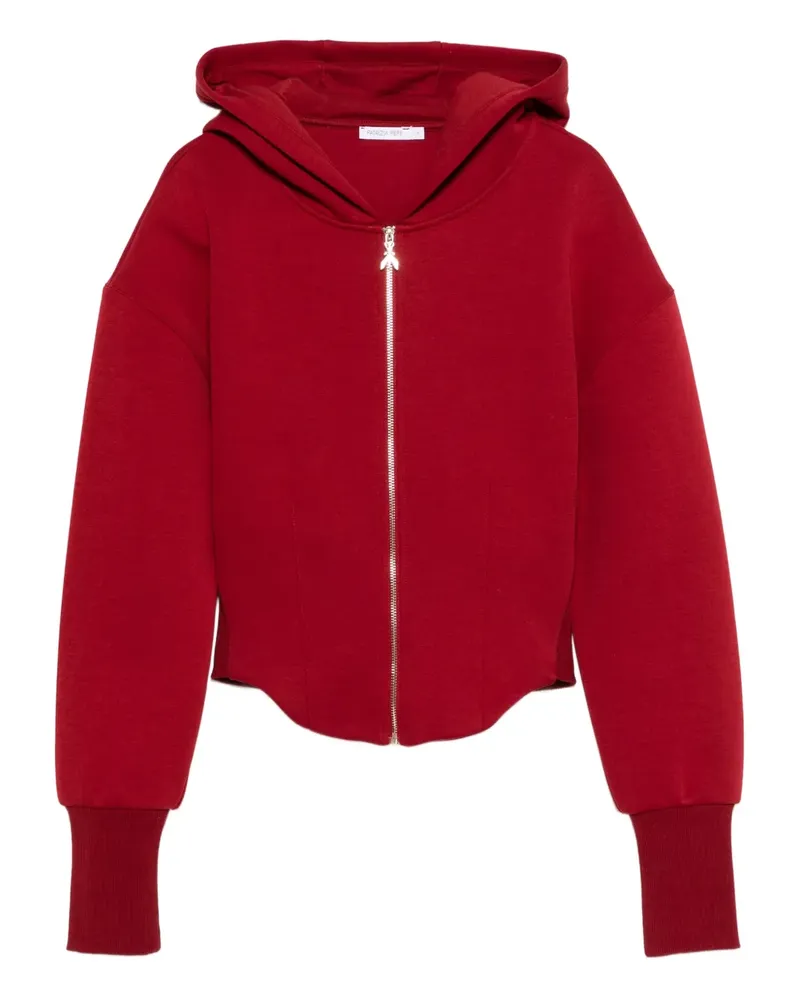Patrizia Pepe Kapuzenjacke mit Reißverschluss - Rot Rot