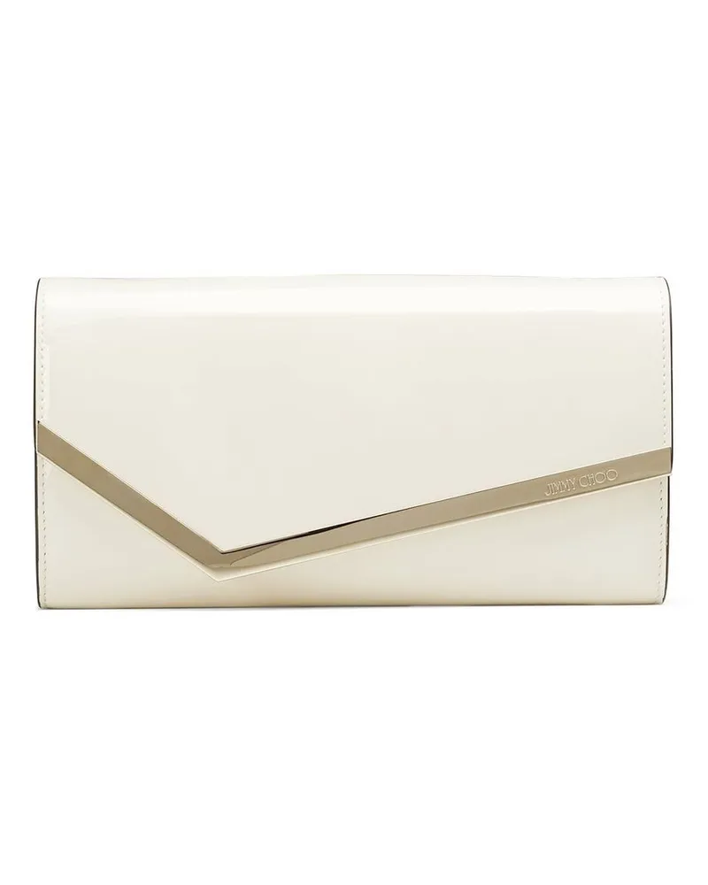 Jimmy Choo Emmie Clutch - Weiß Weiß
