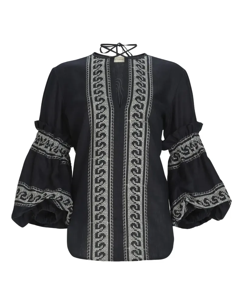 Silvia Tcherassi Lucaya Bluse - Blau Blau