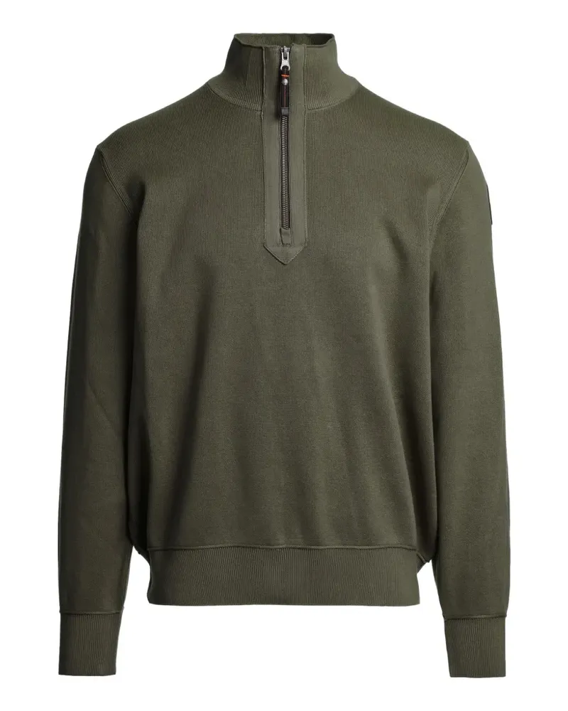 Parajumpers Basic Scoe Pullover mit Reißverschluss - Grün Grün