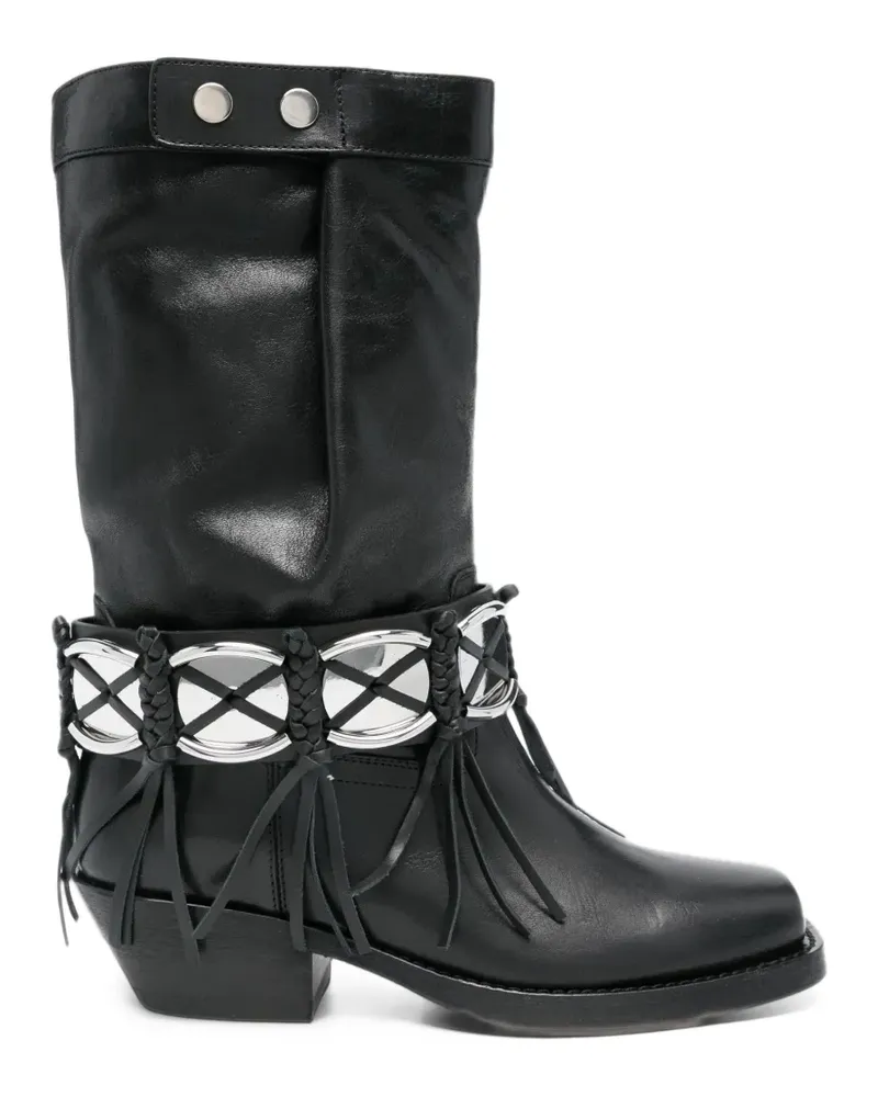 Isabel Marant Ademe leather boots - Schwarz Schwarz
