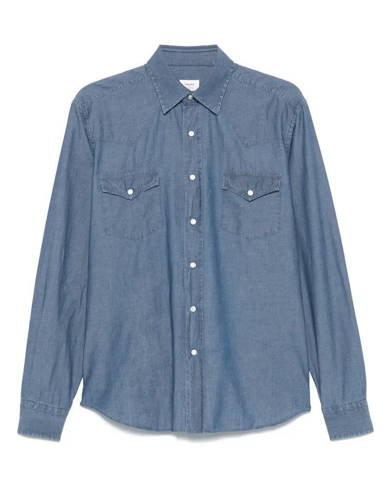 Alessandro Gherardi Klassisches Jeanshemd - Blau Blau