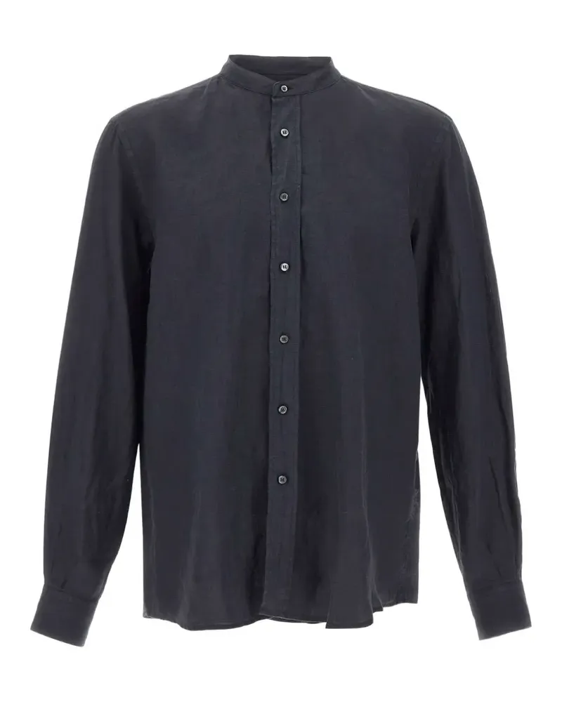 ASPESI Bruce Hemd mit Stehkragen - Schwarz Schwarz