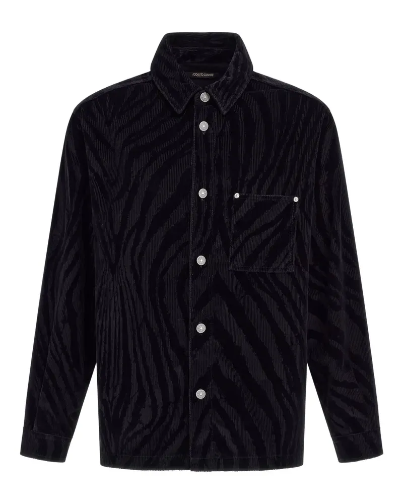 Roberto Cavalli zebra-print shirt - Schwarz Schwarz