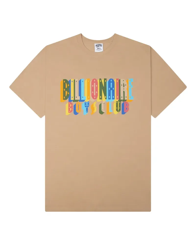 Billionaire Boys Club Prism SS T-Shirt mit Logo-Print - Nude Nude