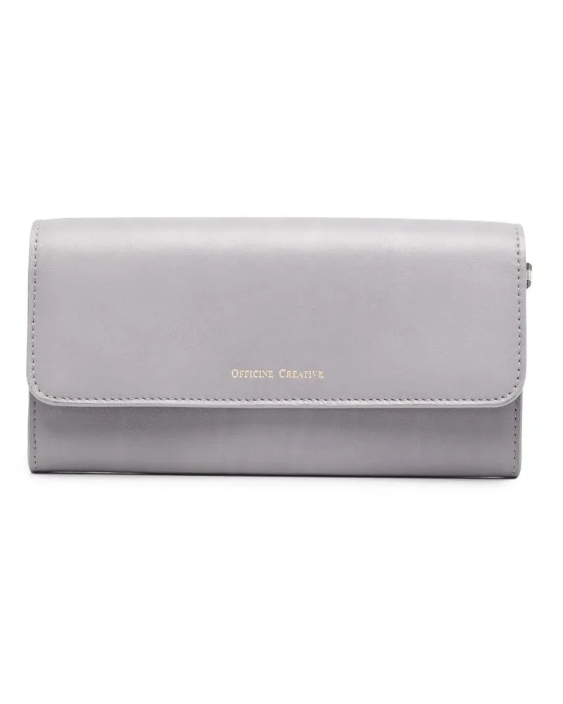 Officine Creative Italia Portemonnaie mit Logo-Print - Grau Grau
