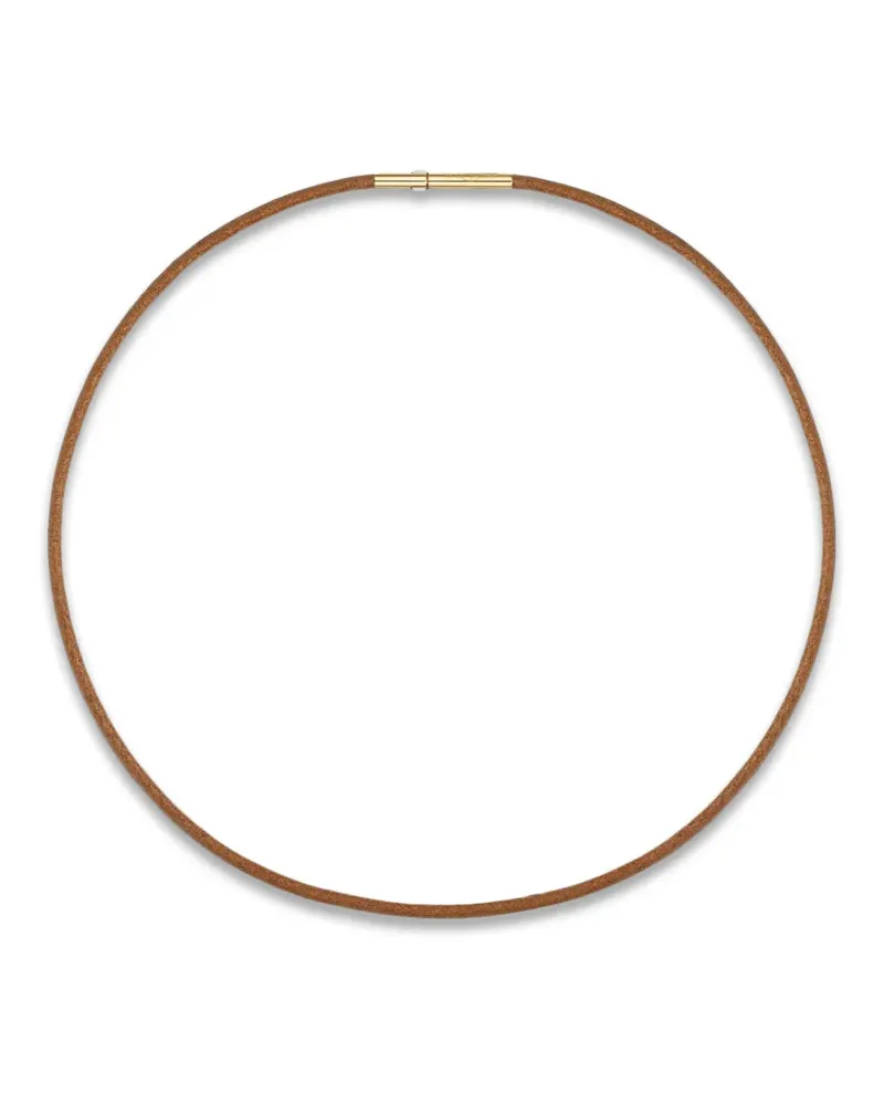 Marie Lichtenberg Micro Lasso Halskette - Braun Braun