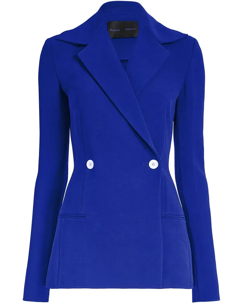 Proenza Schouler Doppelreihiger Blazer - Blau Blau