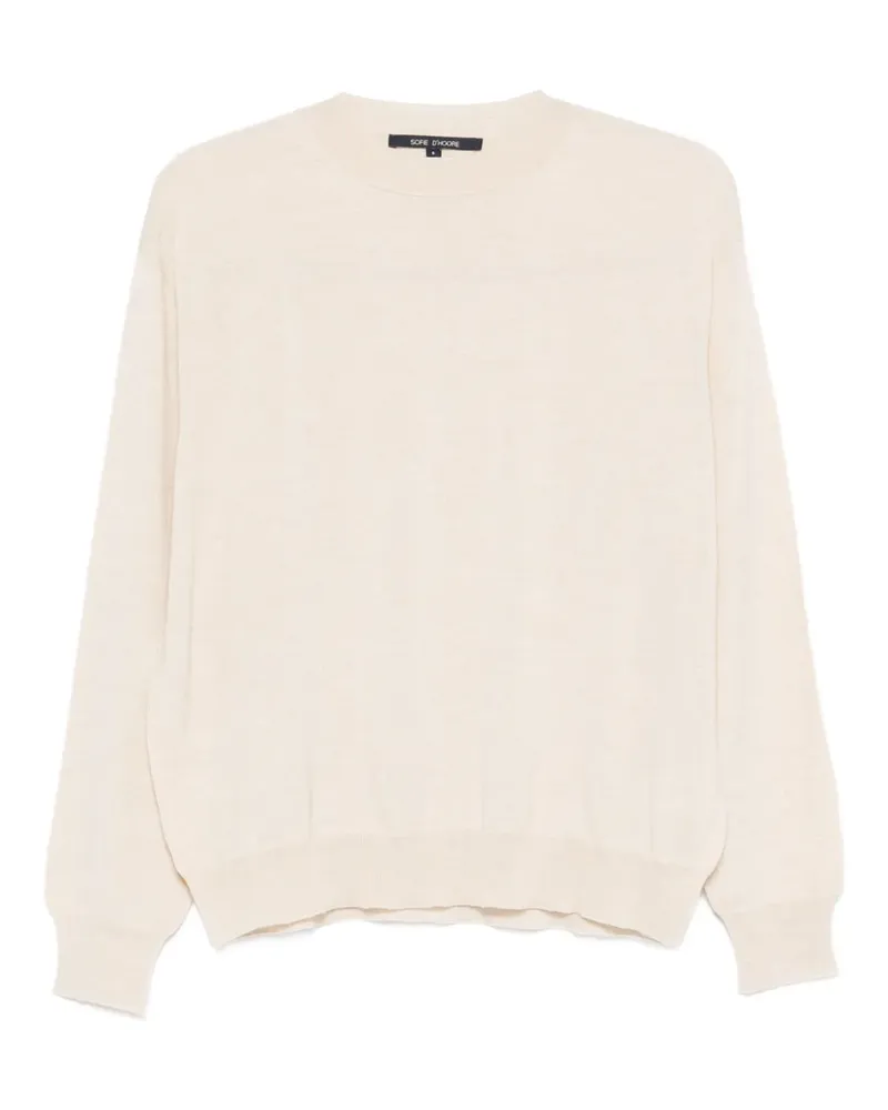 Sofie D'Hoore Pullover mit Rundhalsausschnitt - Nude Nude