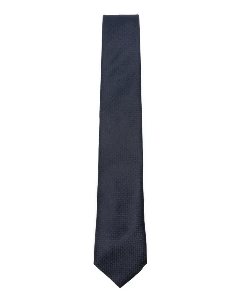 Canali geometric-pattern tie - Blau Blau
